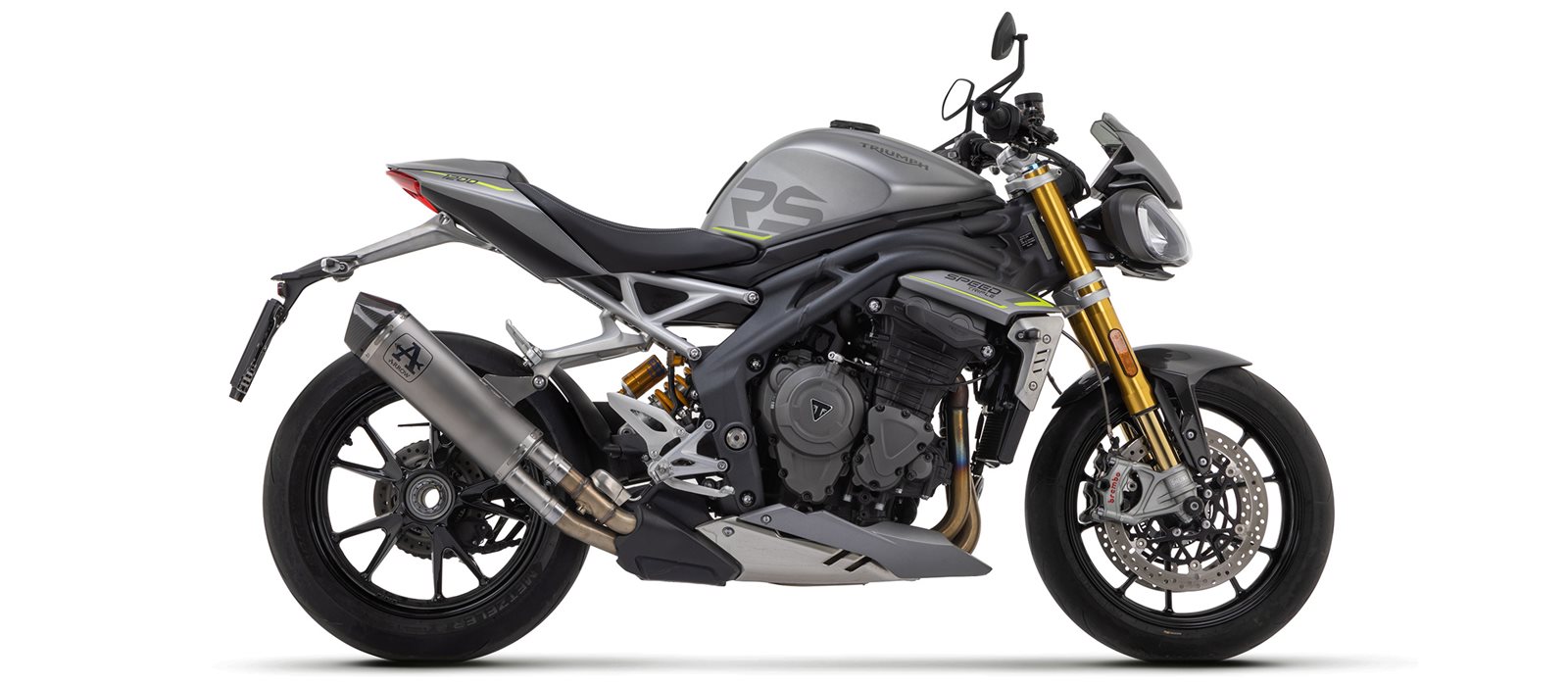 ARROW Escape RACE-TECH Titanio para Triumph Speed Triple 1200 RS a partir del año de modelo 2021-