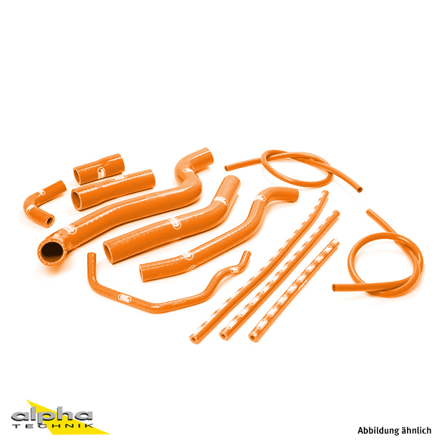 Kit de mangueras de silicona SAMCO SPORT naranja para Yamaha FZ1 Fazer, años de modelo 2006-2011