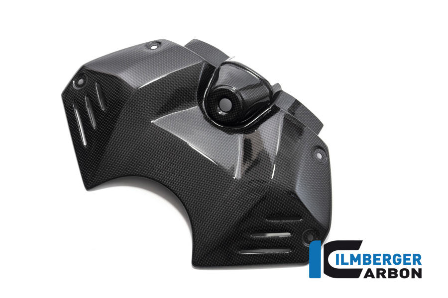 Ilmberger Carbon Cubierta superior de carenado con tapa de encendido, brillante, Ducati Panigale V4, V4S, V4R 2019-