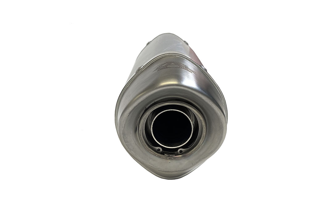 Escape ARROW THUNDER para Yamaha MT07 / Tracer 700 2014-2020, Aluminio con tapa final de acero inoxidable (Solo con colector ARROW)