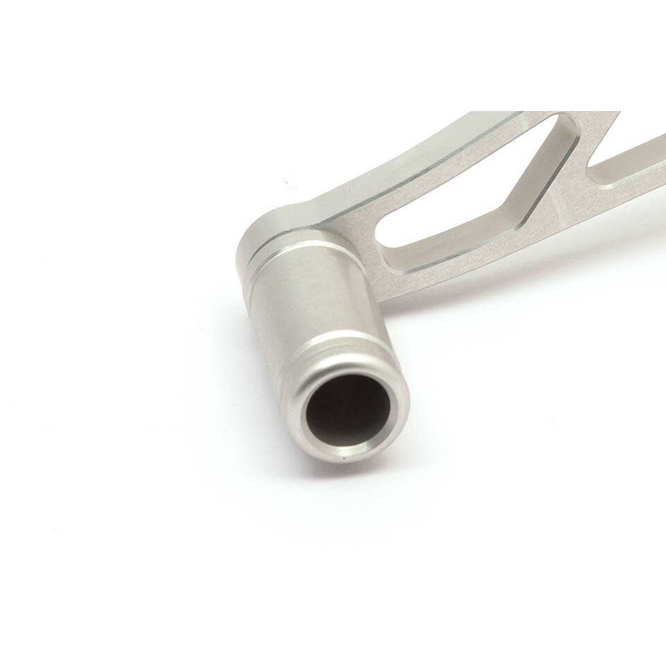 Pomo de cambio LSL, anodizado en plata