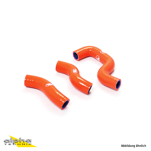 Kit de mangueras de silicona SAMCO SPORT naranja para KTM 450 SMR 450 SX-F 450 XC-F Husqvarna FC450 FS450 año de modelo 2013-2015