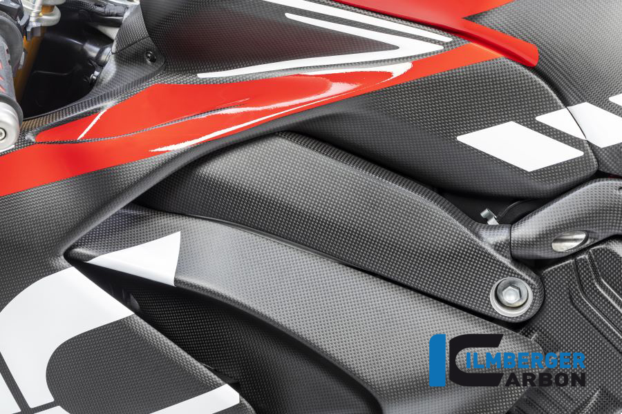 Cubierta de Carbono Ilmberger chasis lado izquierdo mate para Ducati Panigale V4 / V4S a partir de 2018