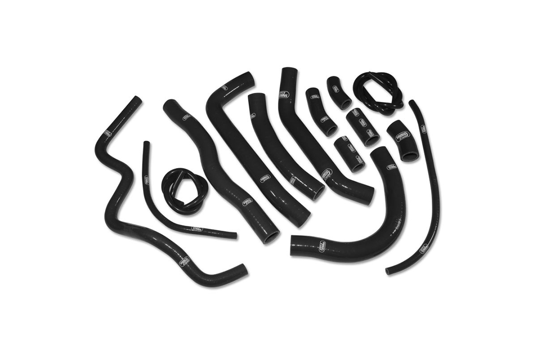 Kit de mangueras de silicona SAMCO SPORT negro para Honda VFR800 año del modelo 1998-2001