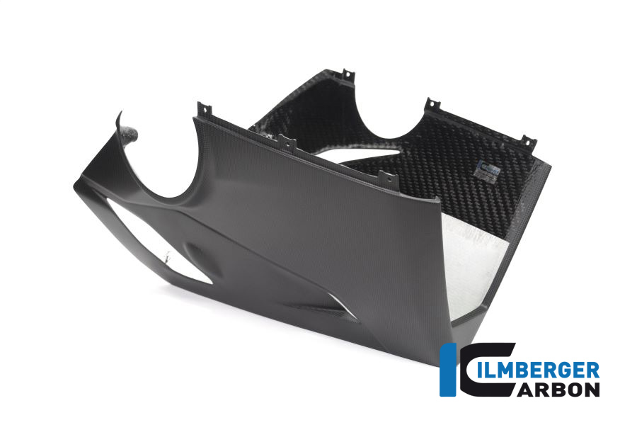 Ilmberger Carbon Parte Inferior del Carenado para Escape Akrapovic Full Race para Ducati Panigale V4 / V4S desde 2018