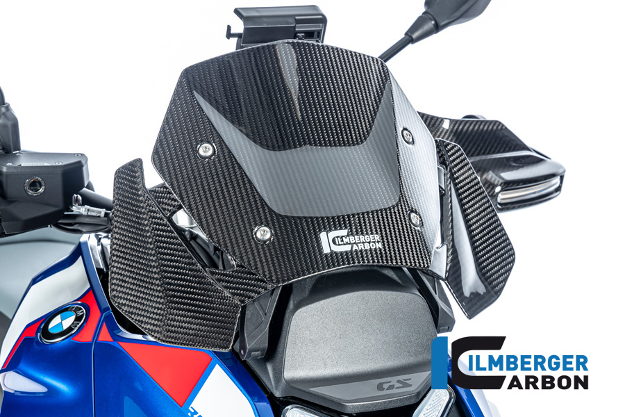 Deflector de viento de carbono Ilmberger lado derecho, brillante, BMW R1300GS 2023-