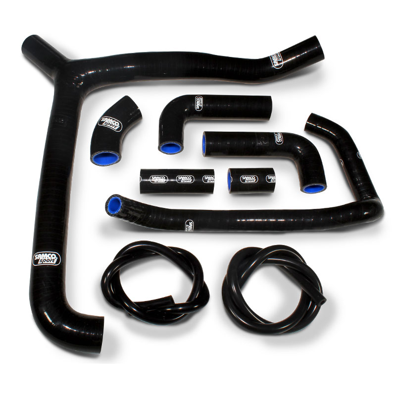 Kit de mangueras de silicona SAMCO SPORT negro para Honda VTR1000SP1 VTR1000SP2 años de modelo 2000-2006