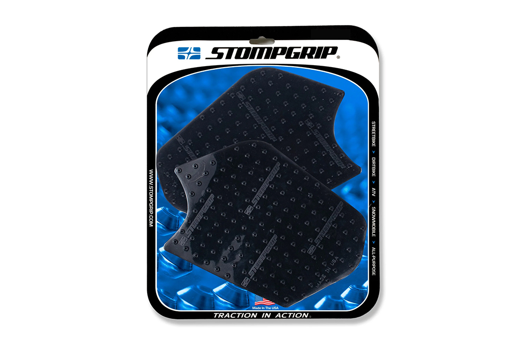 Almohadilla Stompgrip depósito de gasolina negra, Volcano, Kit depósito de gasolina para Streetbike - Lados de depósito de gasolina, para Honda MSX125 Grom, 2021-2024