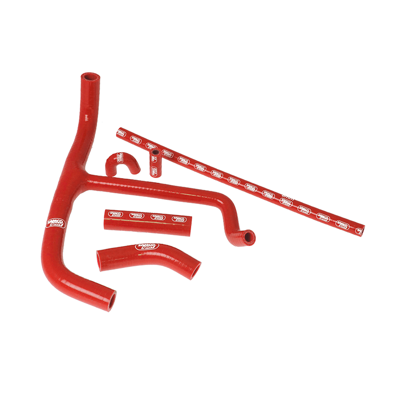 Kit de mangueras de silicona SAMCO SPORT rojo para Husaberg FE450 FE550 FE650 FS450 FS550 FS650 año de modelo 2004-2008