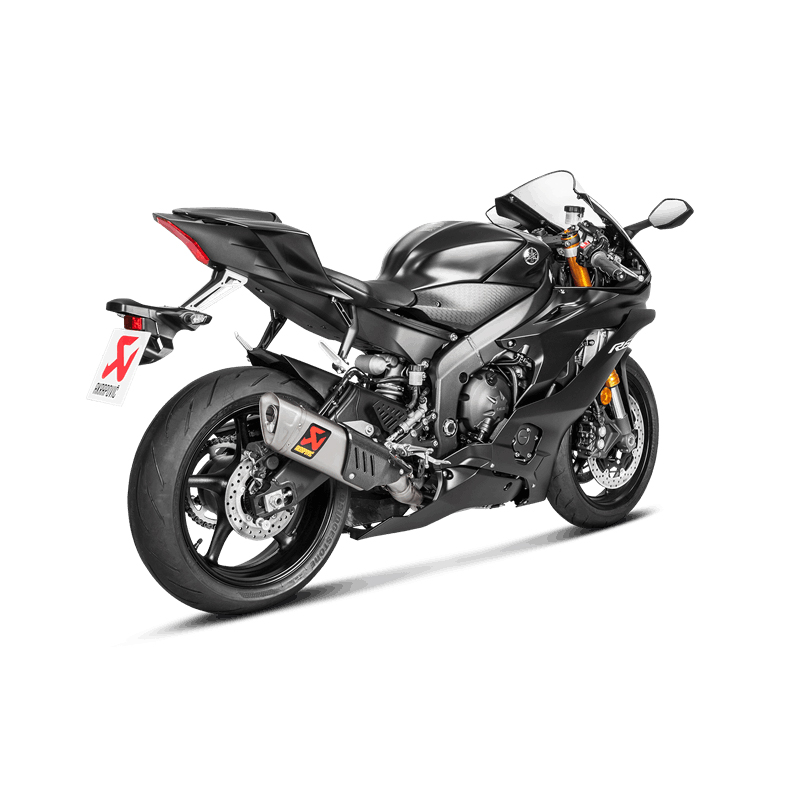 Línea Akrapovic Evolution (Titanium) sistema de escape para Yamaha YZF-R6 años de modelo 2008-2025