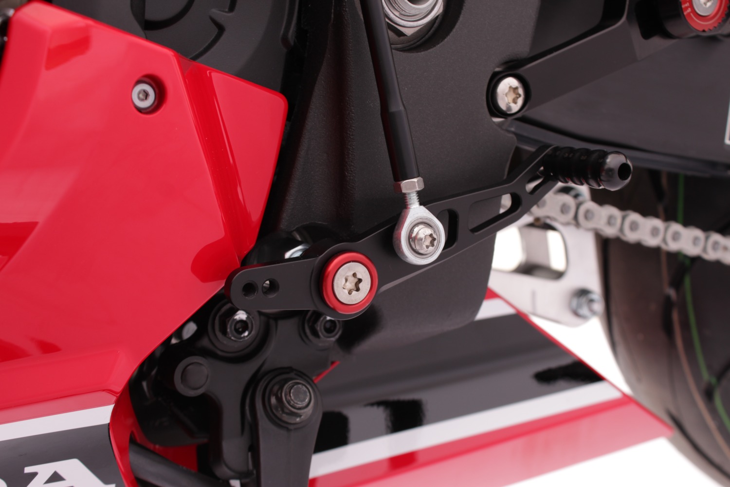 Sistema de reposapiés GILLES MUE2 para Honda CBR1000RR SC77 negro