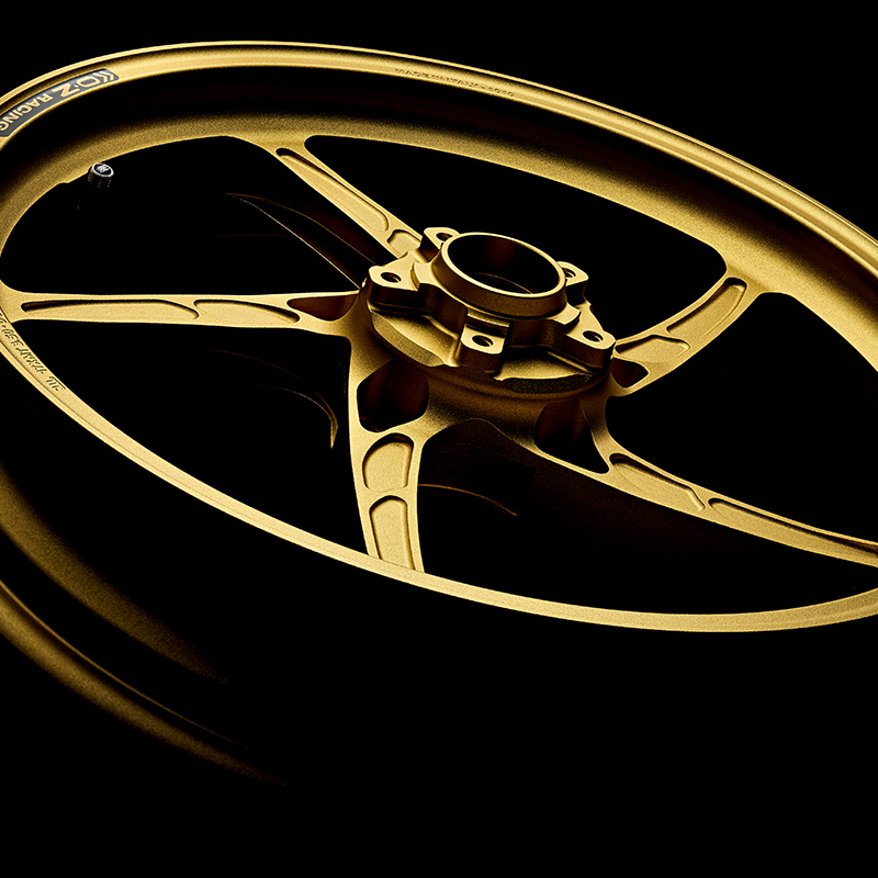 Kit de conversión OZ Piega 17" BMW R 1250 GS Color oro incl. disco de frenos alpha Racing