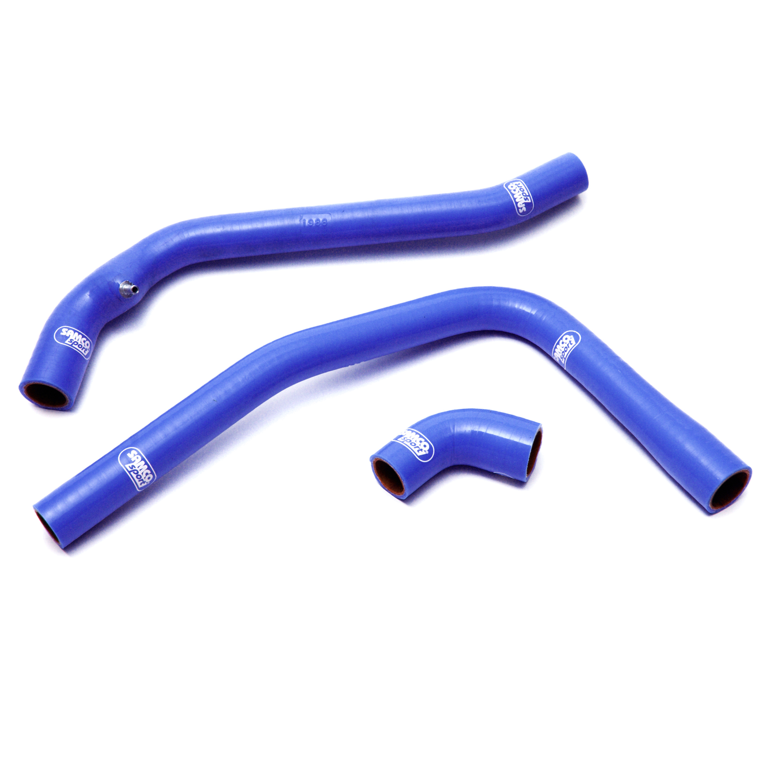 Kit de mangueras de silicona SAMCO SPORT azul para Kawasaki ZXR400 año de modelo 1990-2002 solo modelo Reino Unido