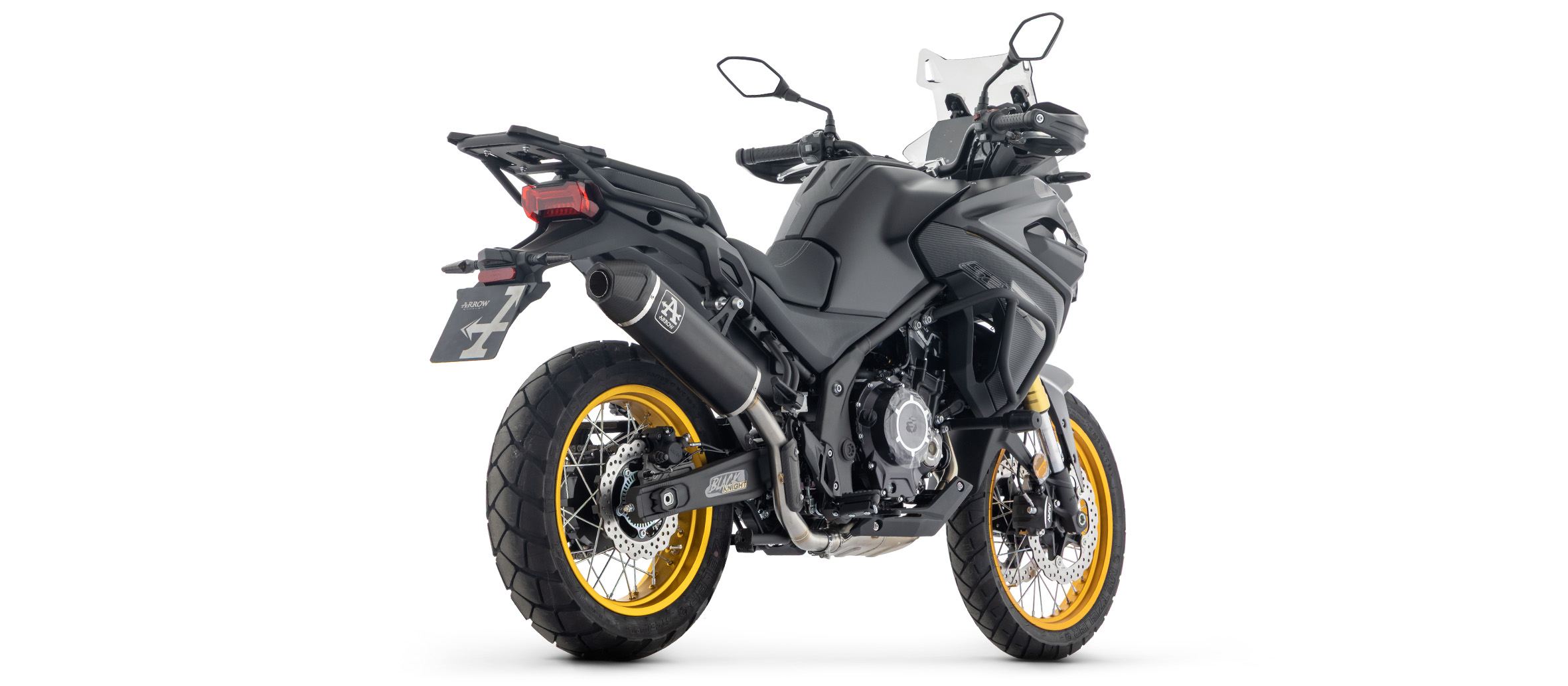 ARROW DARK INDY RACE Voge DS525X 2025- Aluminio negro
