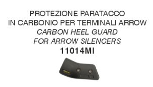 ARROW protecion térmil opcional de carbono para varios silenciadores ARROW