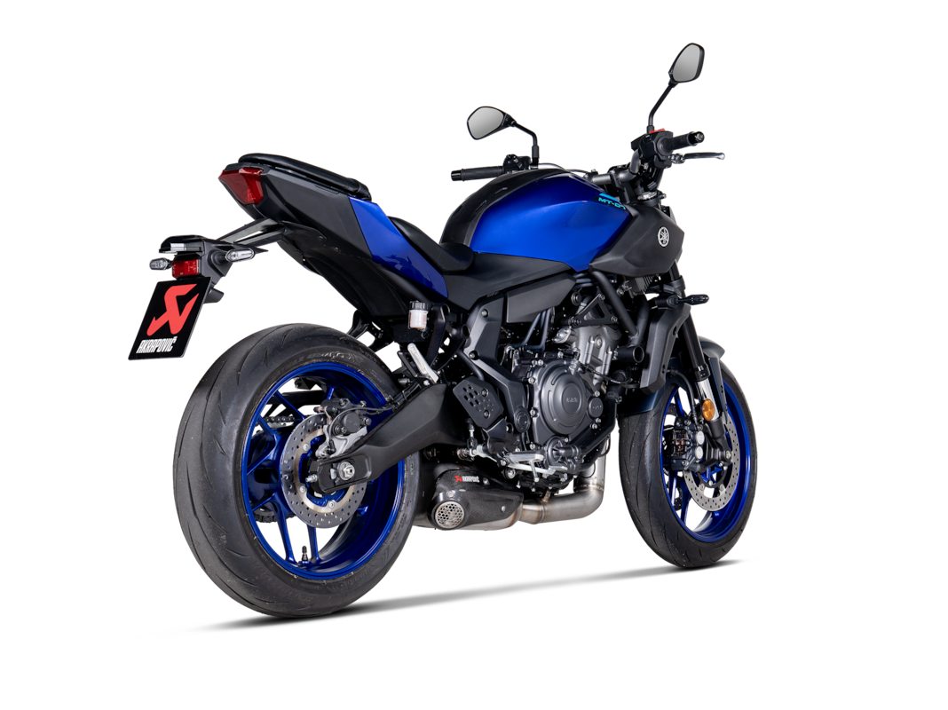 Akrapovic Racing Line (Titanium) sistema de escape para Yamaha MT-07, FZ-07 2021-2025, Tracer 7, GT, 2020-2025