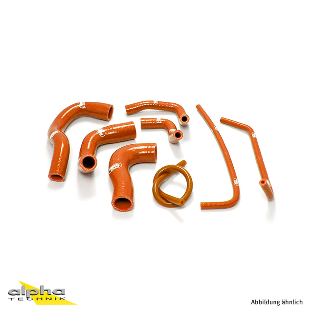 Kit de mangueras de silicona SAMCO SPORT naranja para Yamaha MT-09 /Tracer / XSR