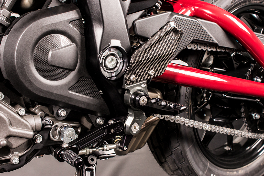 GILLES RCT10GT reposapiésenanlage para Indian FTR 1200 / S a partir del año de modelo 2019-