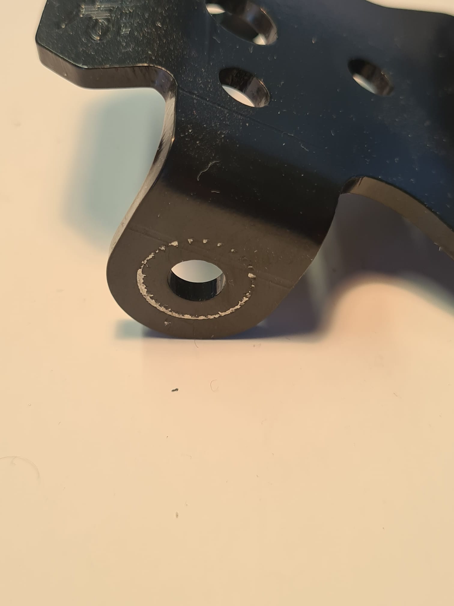 alpha Technik Kennzeichenhalter Edelstahl schwarz für Yamaha MT125 ab 2020-