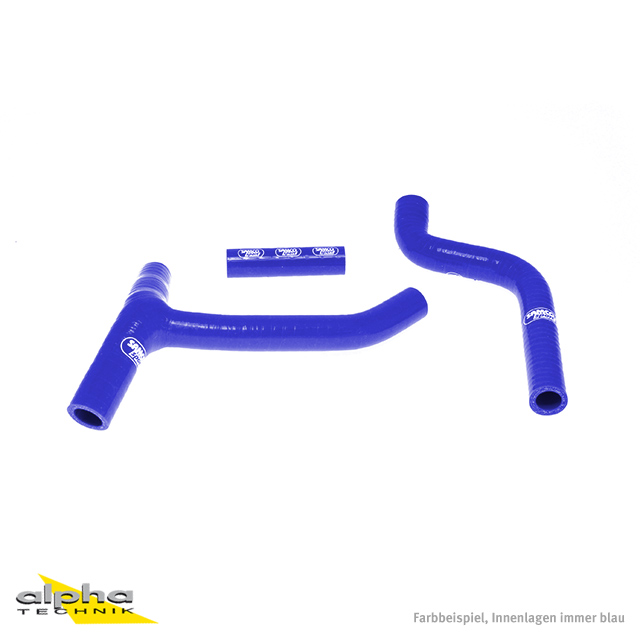 Kit de Mangueras de Silicona SAMCO SPORT Pieza en Y - Diseño Race azul para Yamaha YZ250F Modelo 2010-2013