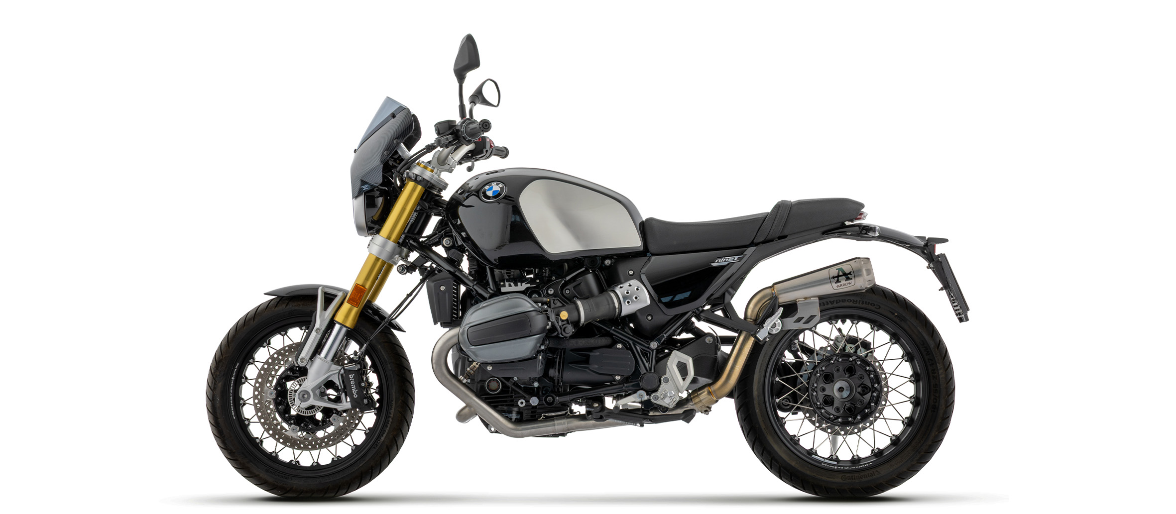 ARROW Escape PRO-RACE Titan para BMW R12 nineT, 2024-, Titan