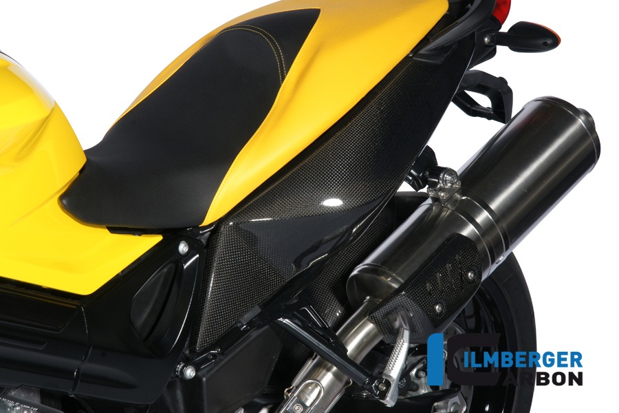 Ilmberger Carbon Tapas laterales bajo el asiento lado izquierdo, Carbono