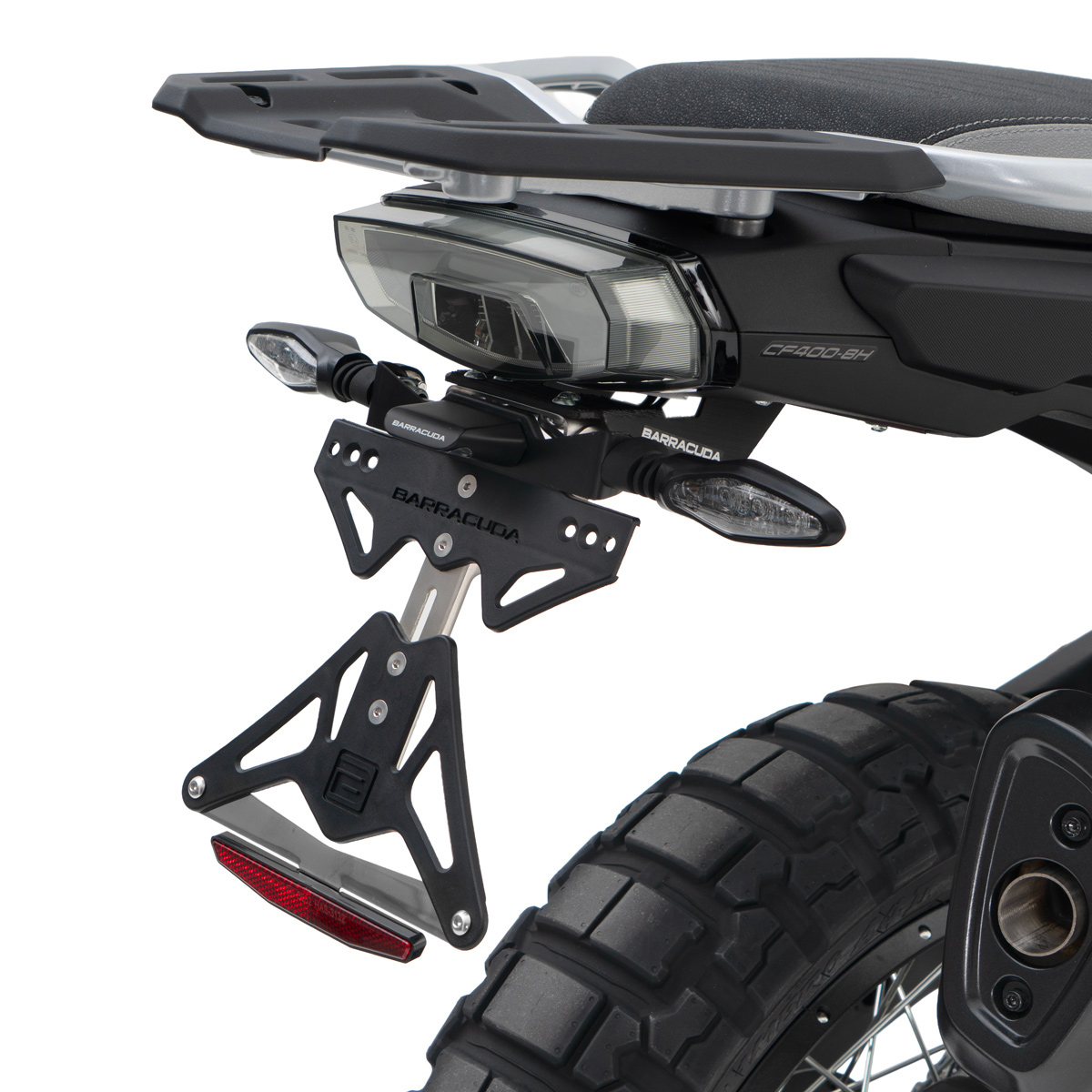 Barracuda Kennzeichenhalter für CFMOTO 450MT für Originalblinker