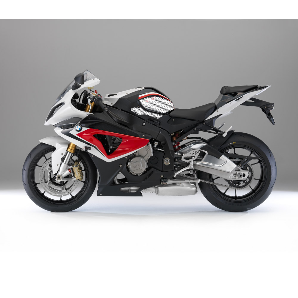 Stompgrip Traction Pads negras, para BMW HP4, 2013-2015, S1000RR, 2009-2014