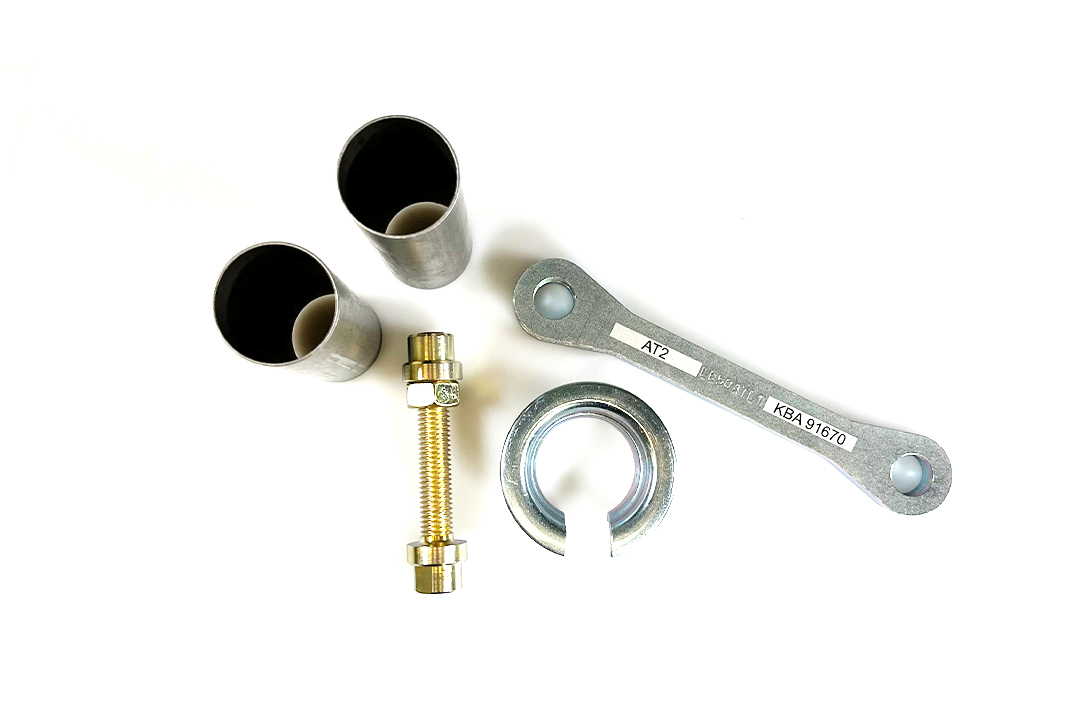 Kit de reducción de altura alpha Technik 35mm para Kawasaki KLE500, Tipo LE500A; Año de modelo 1991