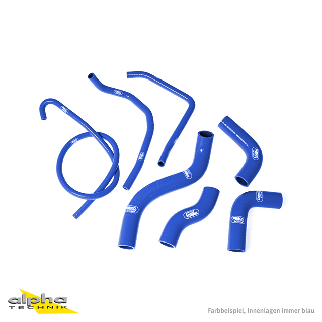 SAMCO SPORT Kit de Mangueras de Silicona azul para Kawasaki Z1000 año de modelo 2003-2006