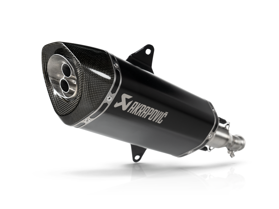 Silenciador Akrapovic Slip-On Line (Titanium) sistema de escape para Italjet Dragster 300, 2024-
