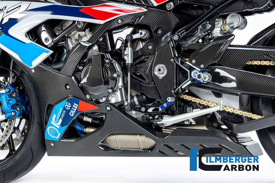 Parte inferior del carenado Ilmberger de carbono para calle para BMW M1000RR a partir de 2020-