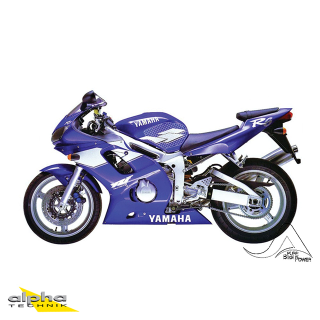 Stompgrip transparente, Volcano, para Yamaha YZF-R6, 1999-2002