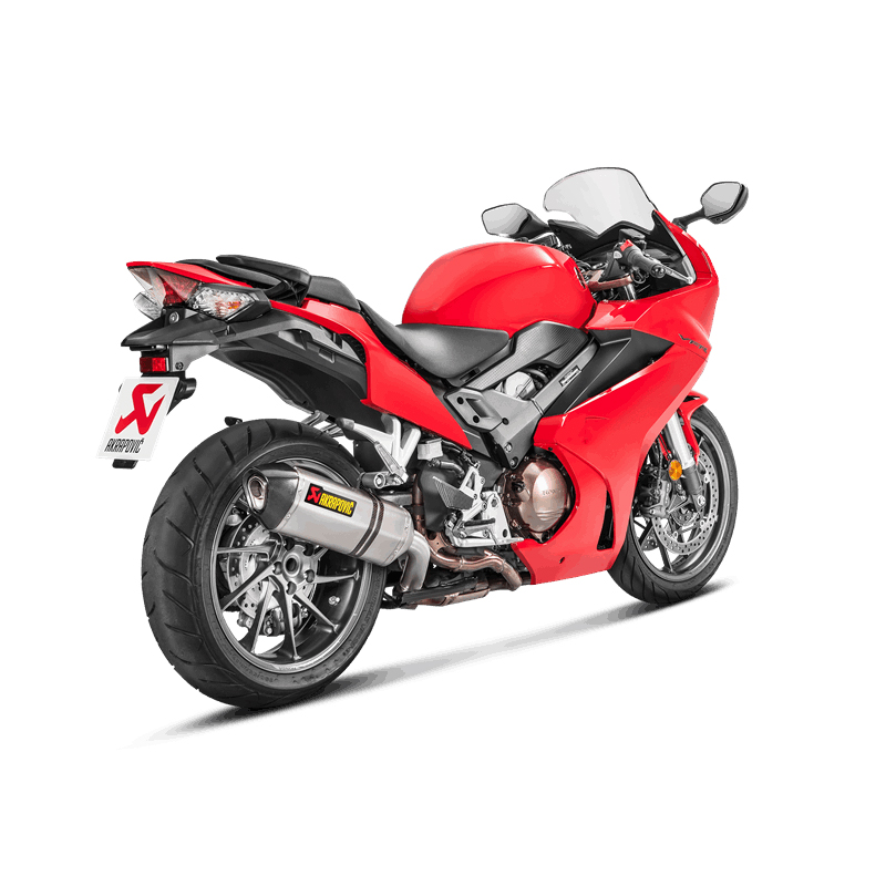 Escape Akrapovic Slip-On Line (Titanio) para Honda VFR800F / VFR800X Crossrunner, año del modelo 2017-2020