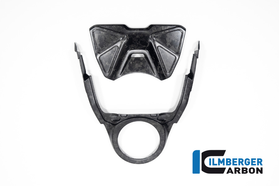 Juego de cubiertas superiores de carbono Ilmberger para depósito de gasolina, Black Diamond Carbon, mate, BMW R1300GS 2023-
