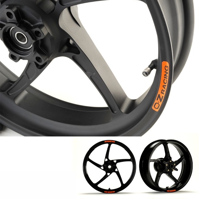 OZ Piega Aluminium trasero en negro mate para Honda CBR1000RR Fireblade (sin ABS), SC57 / SC59, 2004-2016