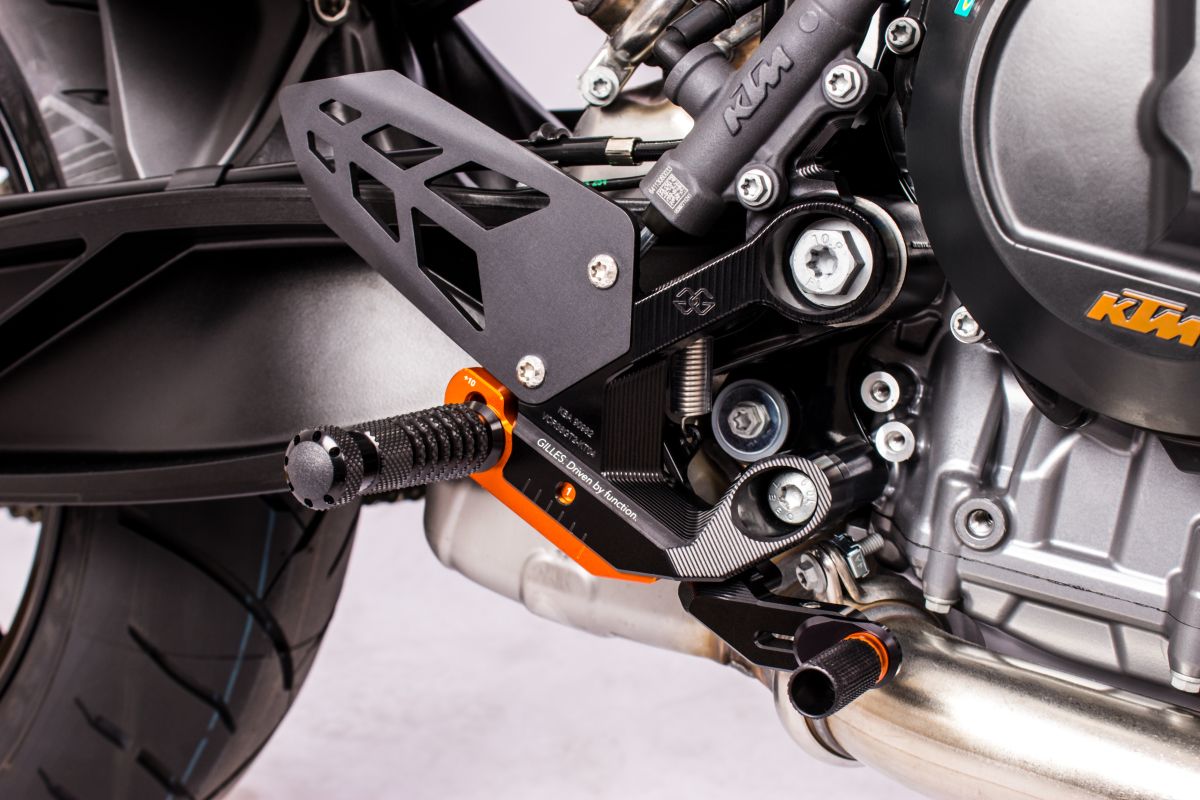 GILLES VCR sistema de reposapiésenanlage para KTM 790 Duke, a partir de 2018