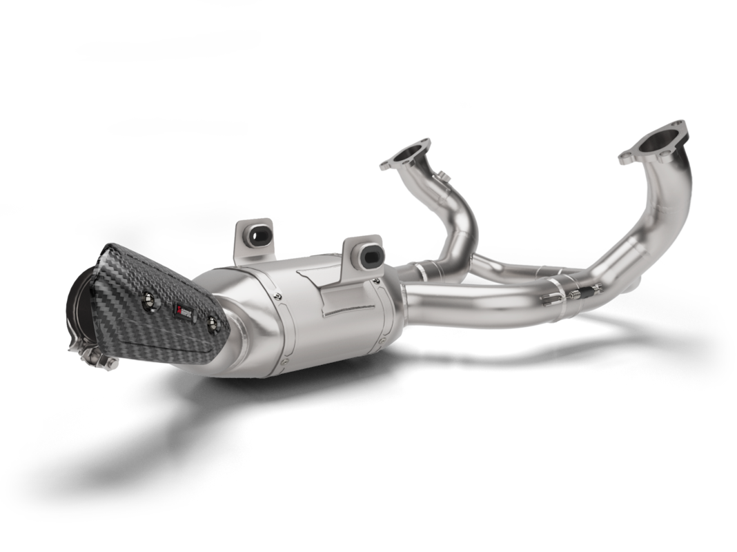 Colector de sustitución Akrapovic (Titanio) para BMW R1300GS / R1300GS Adventure año de modelo 2023-2025