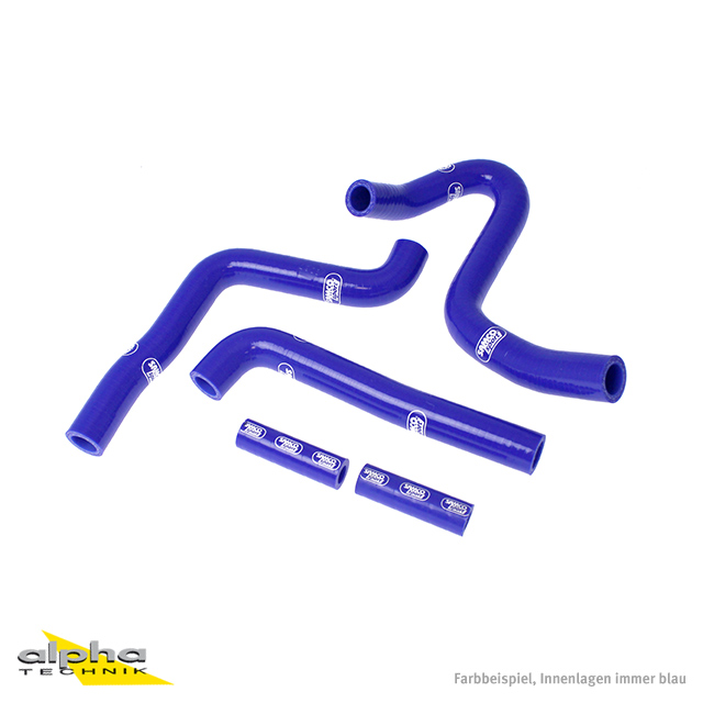 Kit de mangueras de silicona SAMCO SPORT azul para Kawasaki KX250 año del modelo 2003-2004
