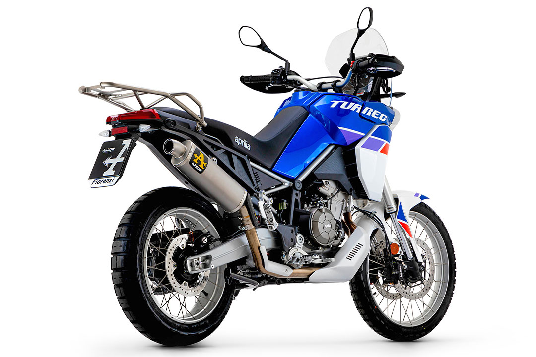 Escape ARROW INDY RACE Titanio para Aprilia Tuareg 660 a partir del año de modelo 2022-