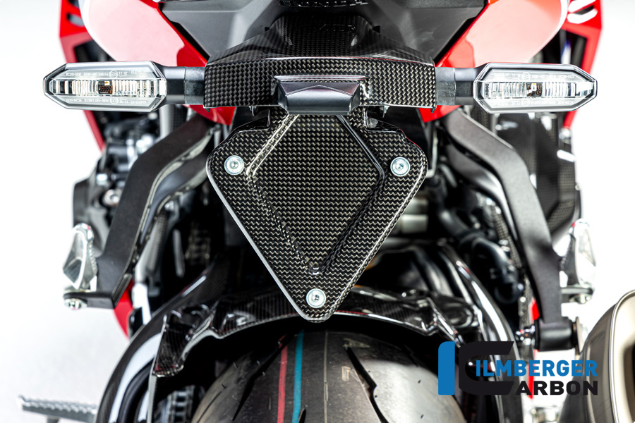 Portamatrículas Ilmberger Carbono brillante para Honda CBR1000RR-R/SP 2020-