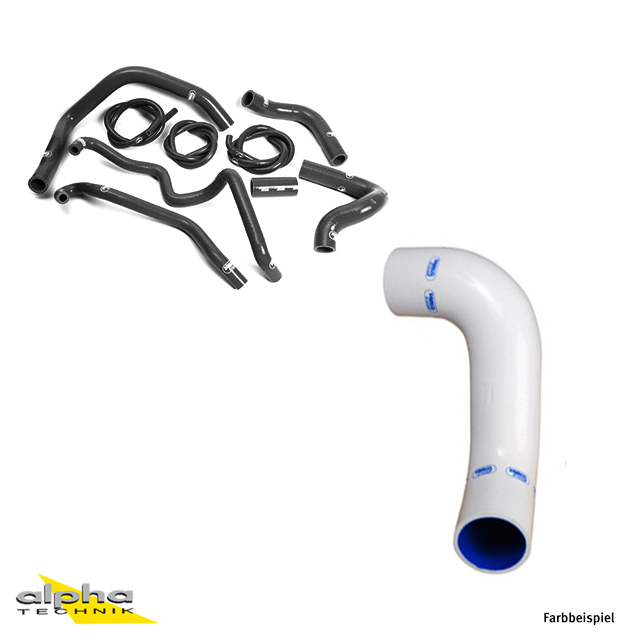 Kit de mangueras de silicona SAMCO SPORT blanco para Kawasaki ZX10R año de modelo 2004-2005