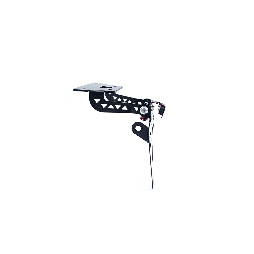 Soporte de matrícula alpha Technik para Kawasaki Z300; Tipo ER300A; Año del modelo 2015-