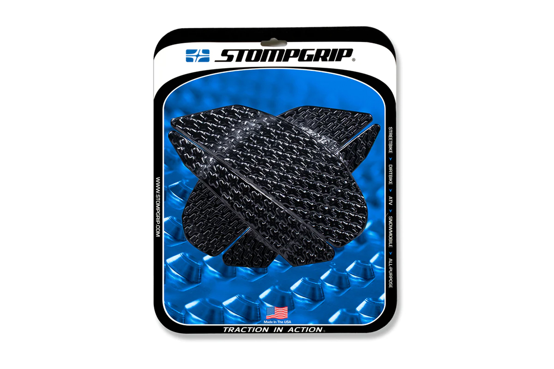 Stompgrip negro, Icon, para Kawasaki Z800, 2013-2016