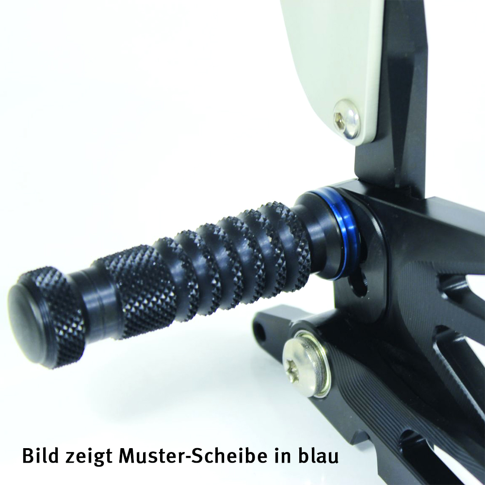 Kit de discos de color Gilles Tooling RGK para sistemas reposapiés (2 unidades), rojo