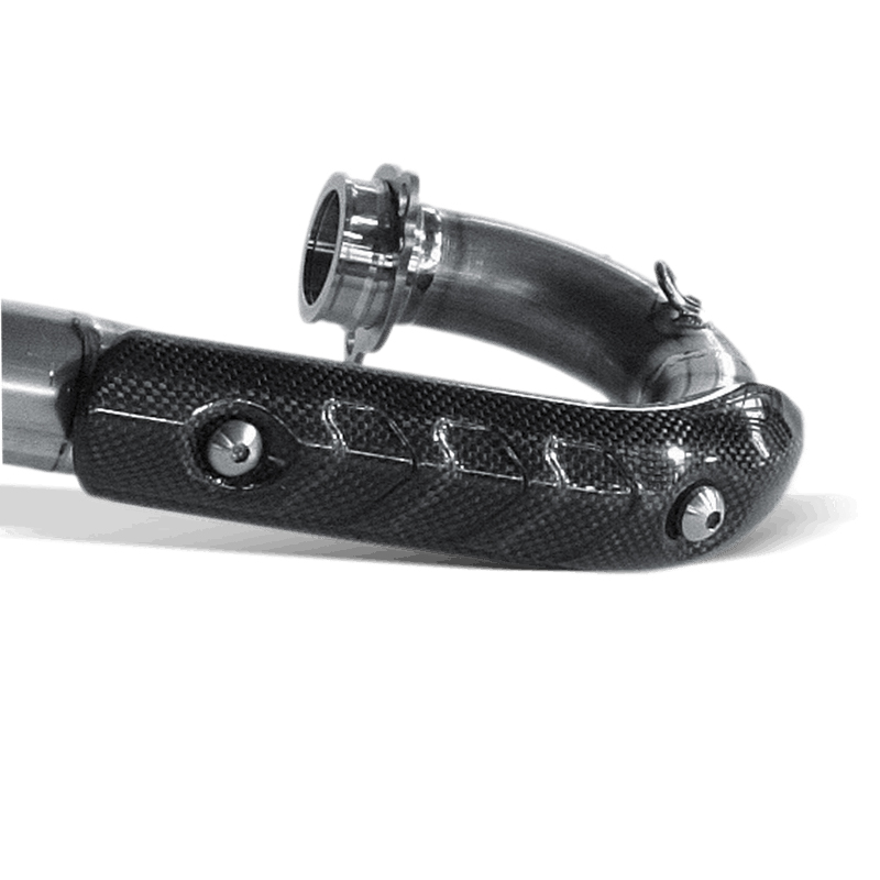 Akrapovic Protector térmico (Carbono) sistema de escape para Kawasaki KX250F modelo 2006-2007