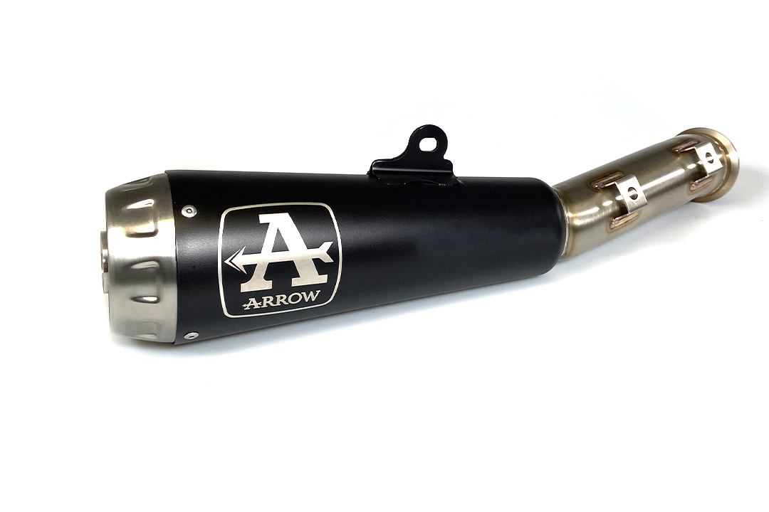 ARROW Escape DARK PRO-RACE de acero inoxidable negro para KTM 790 Duke 2018- / 890 Duke R 2020-