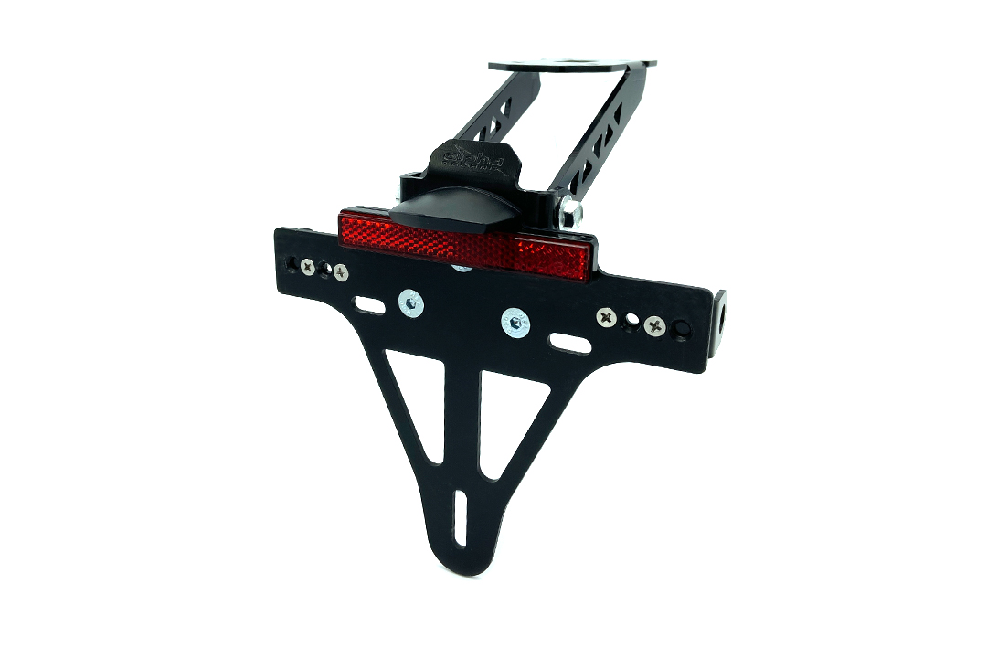 Soporte de matrícula alpha Technik para Kawasaki Versys 650, Tipo LE650E / LE650H / LE650J, a partir del año de modelo 2015-