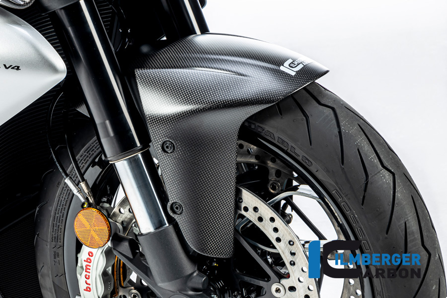 Guardabarros de carbono Ilmberger anterior, delanteroe, mate, Ducati Diavel V4, 2023-