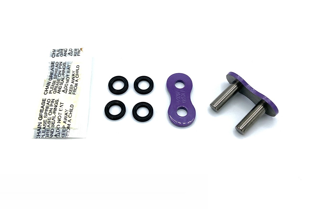 Eslabón de remache Enuma EK Chain EK 520 MVXZ-2 violeta